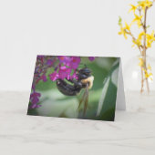 Biene, Karte (Gelbe Blume)