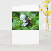 Biene, Karte (Gelbe Blume)