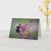 Biene, Karte (Gelbe Blume)