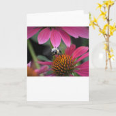 Biene, Karte (Gelbe Blume)