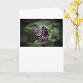 Biene, Karte (Gelbe Blume)