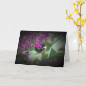 Biene, Karte (Gelbe Blume)