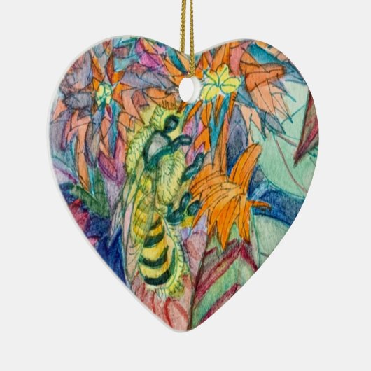 Biene Keramik Ornament (Rechts)