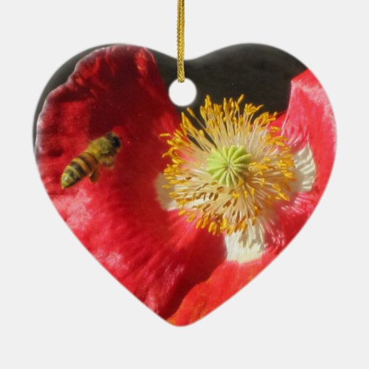 Biene Keramik Ornament (Hinten)