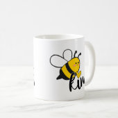 Biene Kind Niedliche Biene Herz Inspiration Kaffeetasse (VorderseiteRechts)