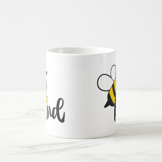 Biene Kind Niedliche Biene Herz Inspiration Kaffeetasse (Mittel)