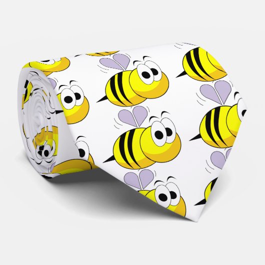 Biene Krawatte (Gerollt)