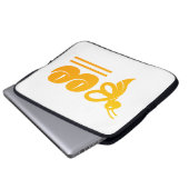 Biene Laptopschutzhülle (Vorne Knopf)