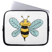 Biene Laptopschutzhülle (Vorderseite)