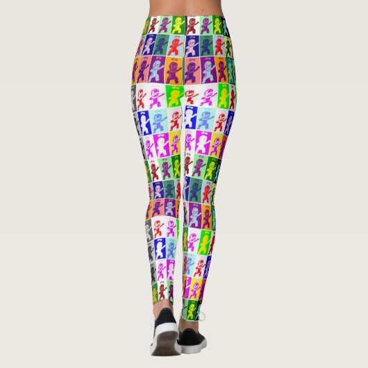 Biene leggings (Rückseite)