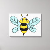 Biene Leinwanddruck (Vorderseite)