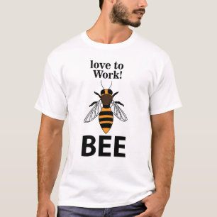 Biene Liebe Zur Arbeit Biene T-Shirt