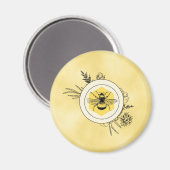 Biene Magnet (Vorderseite/Rückseite)