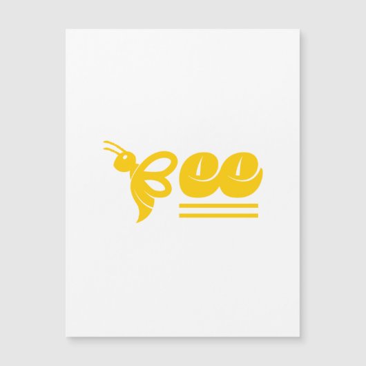 Biene Magnetkarte (Vorderseite)