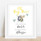 Biene - Mama des Empfängers Poster