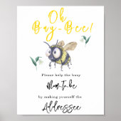 Biene - Mama des Empfängers Poster (Vorne)