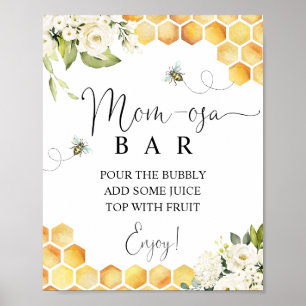 Biene Mama Osa Bar Sign Poster
