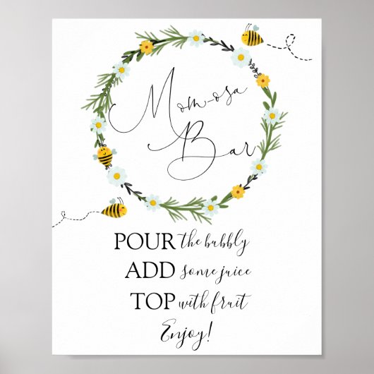 Biene Mama-osa Bar Sign Poster (Vorne)