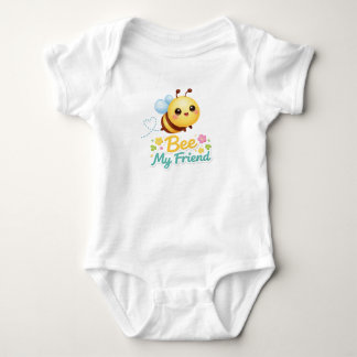 Biene Mein Freund Baby-Body – Süße lächelnde Biene Baby Strampler