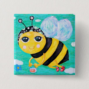 Biene mein Honig Button