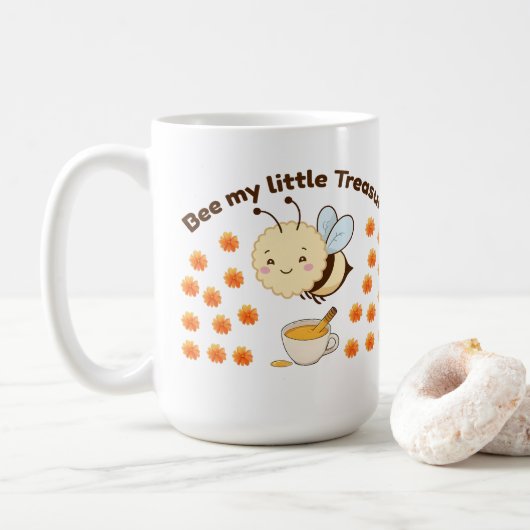 Biene Mein kleiner Schatz Kaffeetasse (Mit Donut)