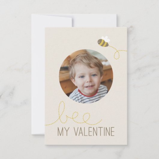 Biene Mein Valentine-Klassenzimmer Valentine Einladung (Vorderseite)