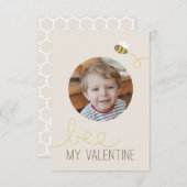 Biene Mein Valentine-Klassenzimmer Valentine Einladung (Vorne/Hinten)