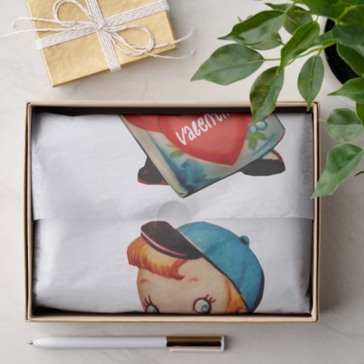 Biene Mein Valentine Tissue Paper Seidenpapier (Geschenk)