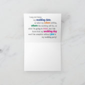 Biene meine Brautjungfer Einladung (Innenseite)