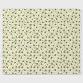 Biene meine Valentinbienen und Herz-Gelb Geschenkpapier (Flach)