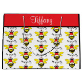 Biene Merry Holiday Geschenktasche Große Geschenktüte (Vorderseite)