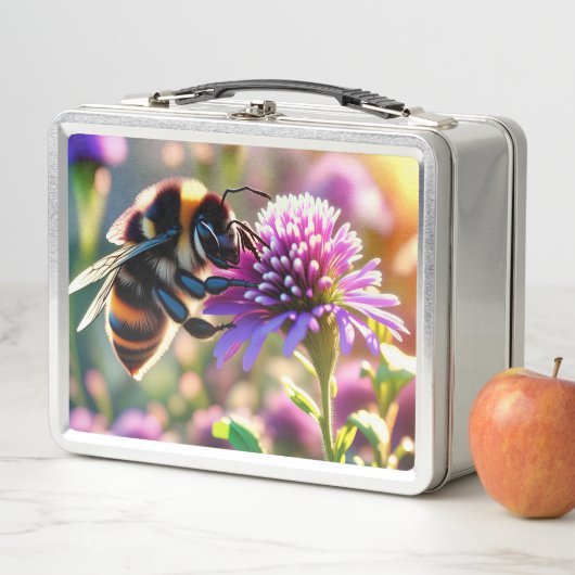 Biene Metall Brotdose (Beispiel)