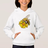 Biene mit Blossom Hoodie (Vorderseite)
