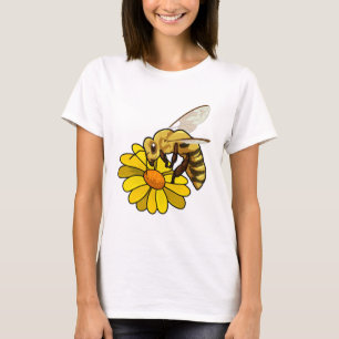 Biene mit Blossom T-Shirt