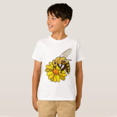 Biene mit Blossom T-Shirt (Vorne ganz)