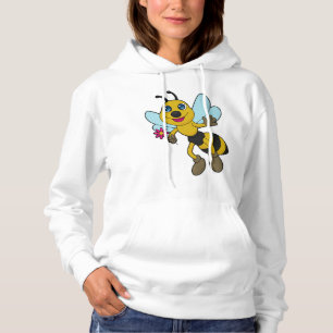 Biene mit Blume Hoodie