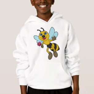 Biene mit Blume Hoodie