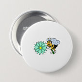 Biene mit Blume.PNG Button (Vorne & Hinten)
