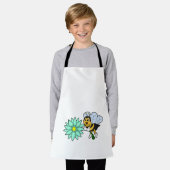 Biene mit Blume.PNG Schürze (Getragen)