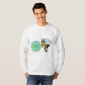 Biene mit Blume.PNG T-Shirt (Vorne ganz)