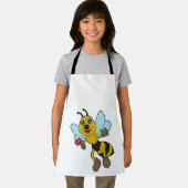 Biene mit Blume Schürze (Insitu)