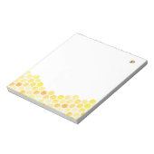 Biene mit Honeycomb Notepad Notizblock (Rotiert)
