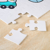 Biene mit Roller-Skaten Puzzle (Seite)