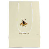 Biene Mittlere Geschenktüte (Rückseite)