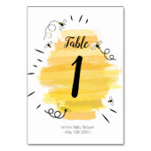 Biene Moderne Tischnummer (Vorderseite)