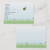 Biene - mollig visitenkarte (Vorne/Hinten)