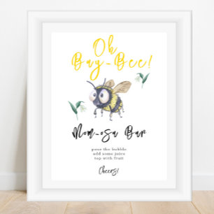 Biene - Mom-osa-Bar Poster