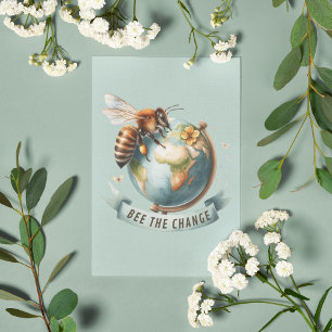 Biene - Natur Inspiriert Postkarte