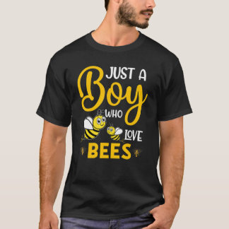 Biene nur ein Junge, der Bienen Lieben Boys Honey  T-Shirt