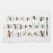 Biene oder Nicht-Biene Geschirrtuch (Horizontal)